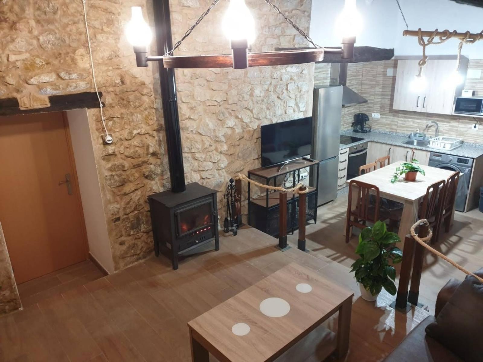 Casa Rural Chulilla Villarroya de los Pinares Habitación foto